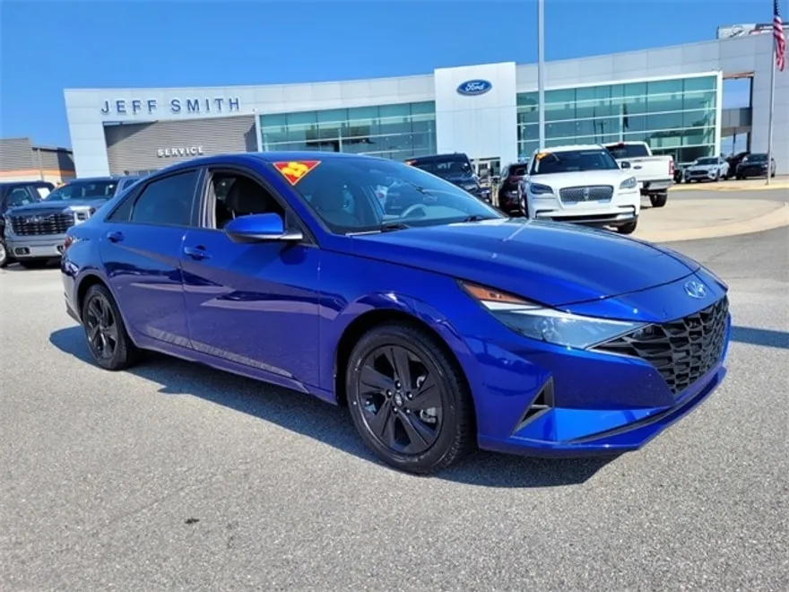 2023 Hyundai Elantra Hybrid Blue photo 1