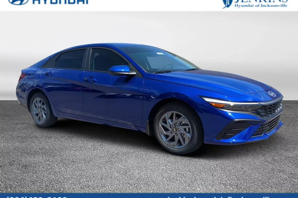 2025 Hyundai Elantra Hybrid Blue photo 1