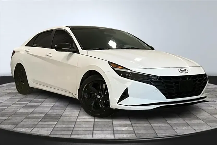 2023 Hyundai Elantra Hybrid Blue photo 1