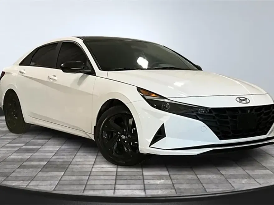 2023 Hyundai Elantra Hybrid Blue photo 1