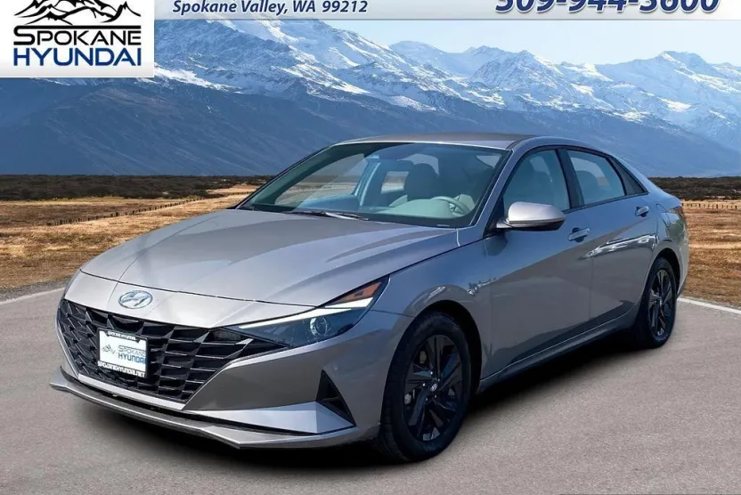 2023 Hyundai Elantra Hybrid Blue photo 1