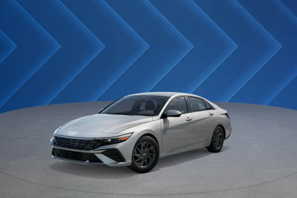 2025 Hyundai Elantra Hybrid Blue photo 1