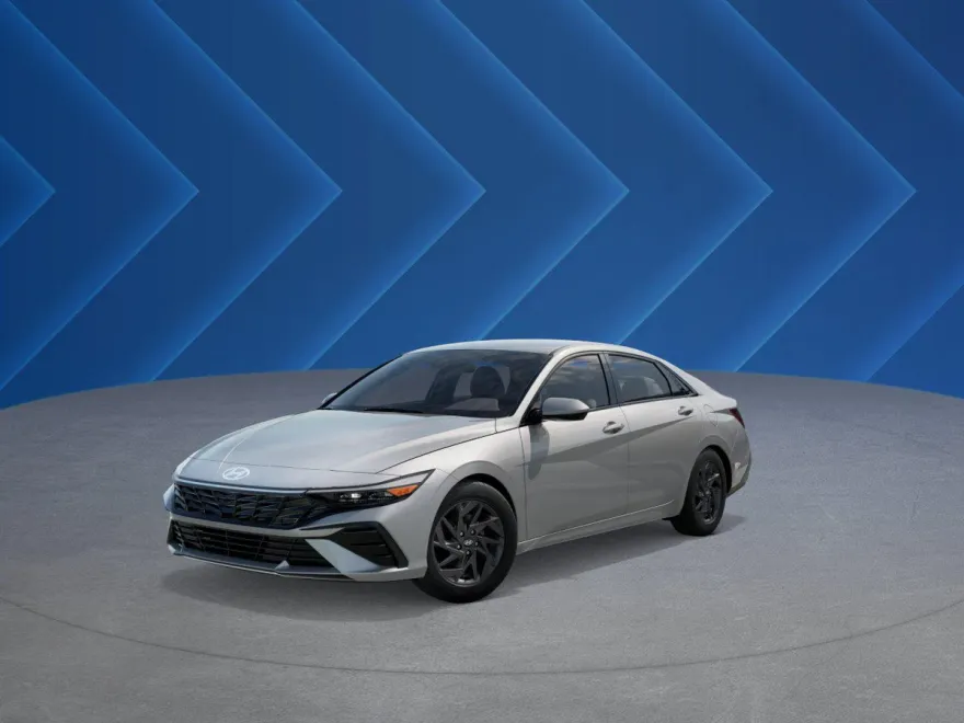 2025 Hyundai Elantra Hybrid Blue photo 1