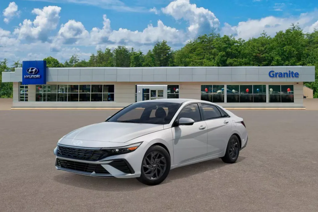 2025 Hyundai Elantra Hybrid Blue photo 1