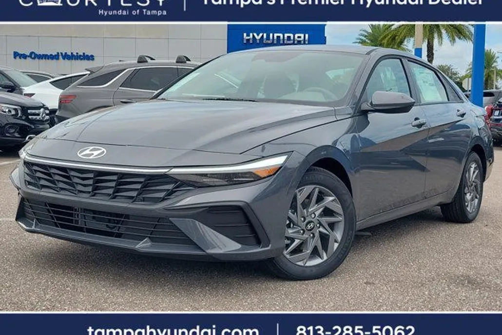 2025 Hyundai Elantra Hybrid Blue photo 1