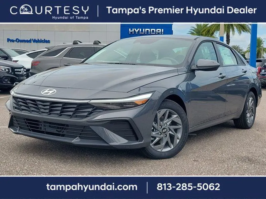 2025 Hyundai Elantra Hybrid Blue photo 1