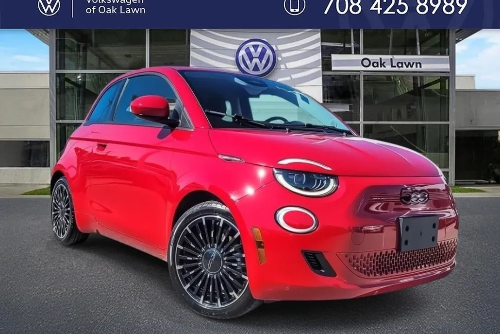 2024 Fiat 500e Red photo 1
