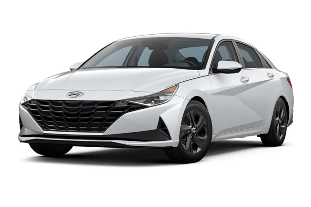 2021 Hyundai Elantra Hybrid Blue photo 1