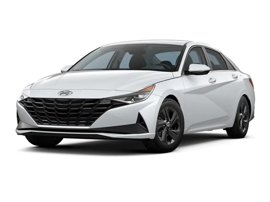 2021 Hyundai Elantra Hybrid Blue photo 1