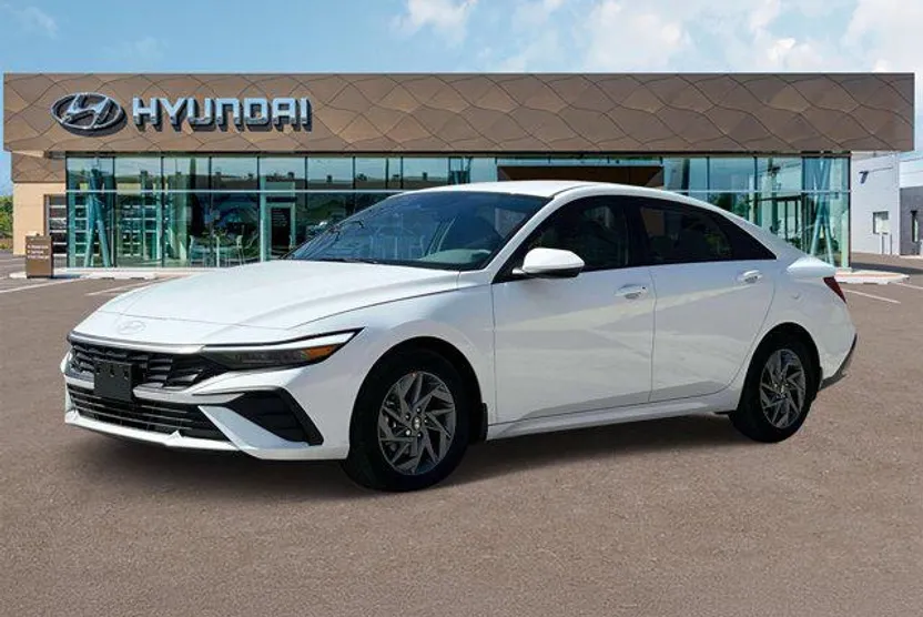 2025 Hyundai Elantra Hybrid Blue photo 1