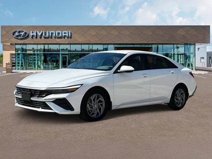 2025 Hyundai Elantra Hybrid Blue photo 1