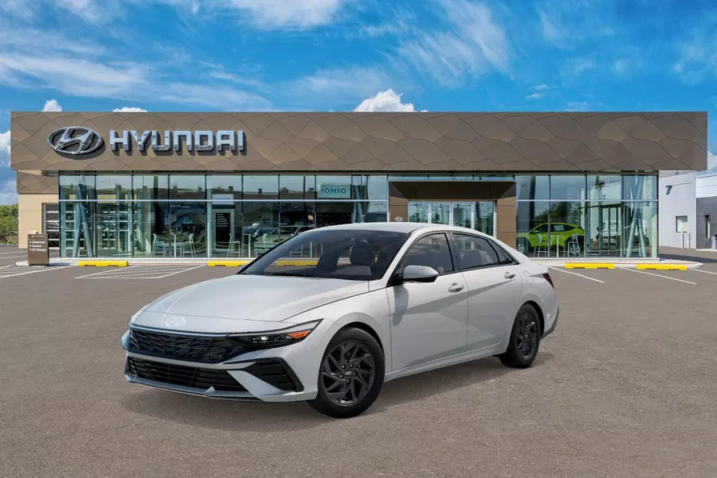2025 Hyundai Elantra Hybrid Blue photo 1