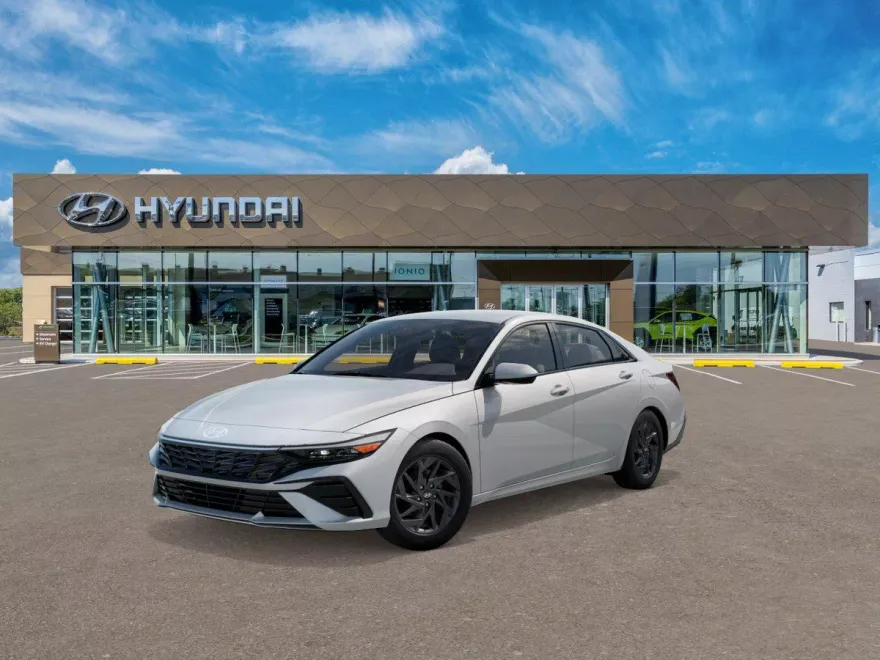 2025 Hyundai Elantra Hybrid Blue photo 1