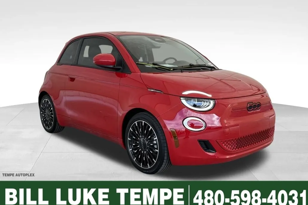 2024 Fiat 500e Red photo 1