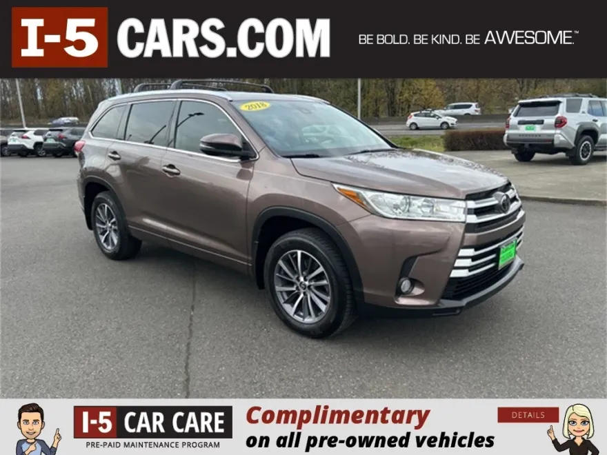 2018 Toyota Highlander XLE photo 1