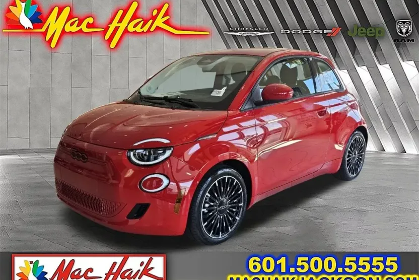 2024 Fiat 500e Red photo 1