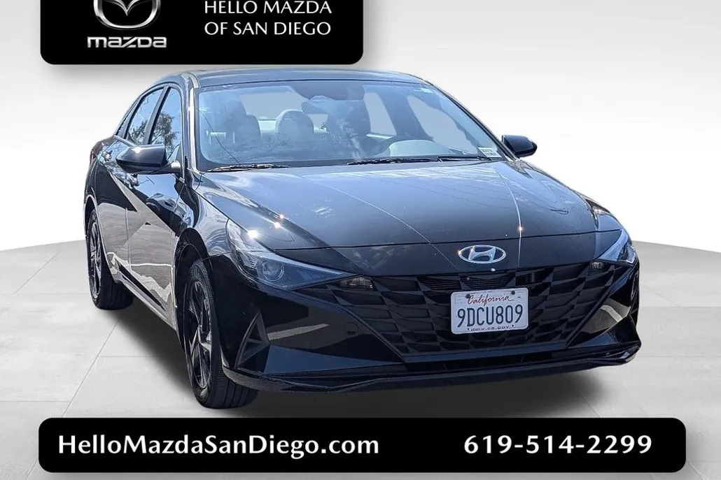 2023 Hyundai Elantra Hybrid Blue photo 1
