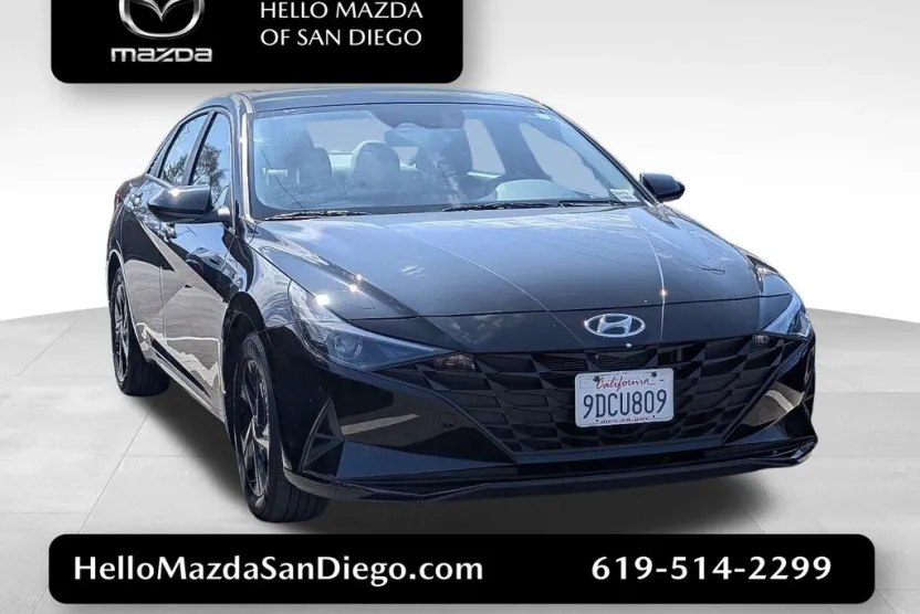 2023 Hyundai Elantra Hybrid Blue photo 1