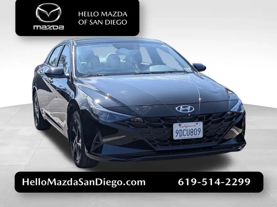 2023 Hyundai Elantra Hybrid Blue photo 1