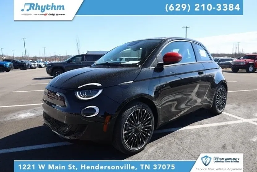 2024 Fiat 500e Red photo 1