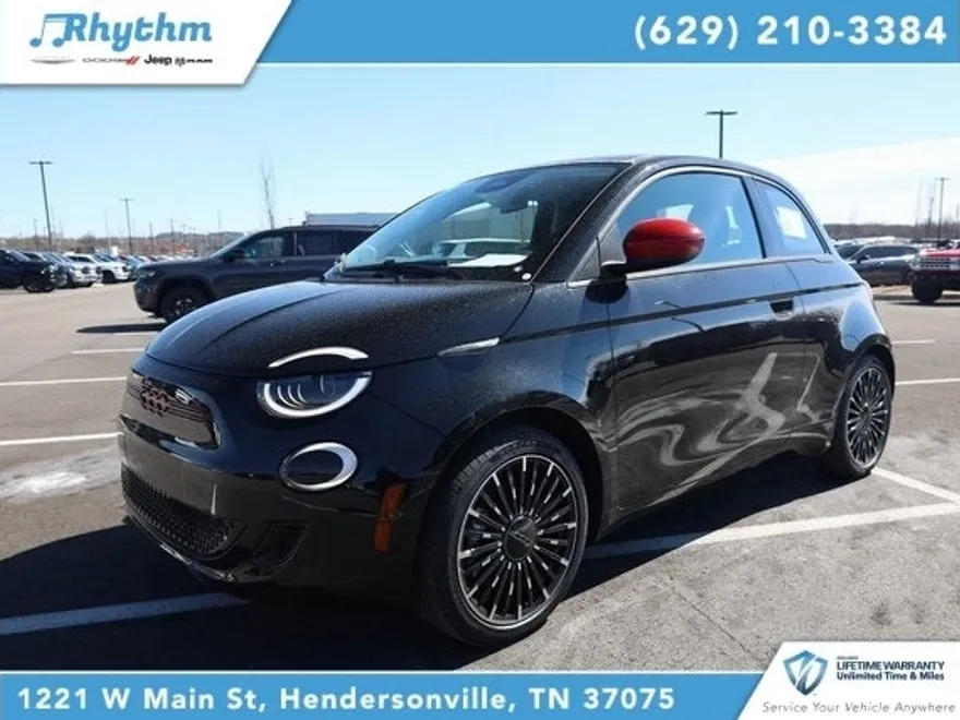 2024 Fiat 500e Red photo 1