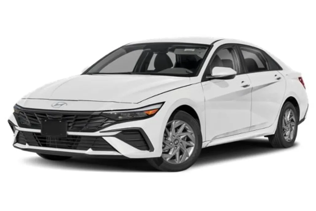 2025 Hyundai Elantra Hybrid Blue photo 1