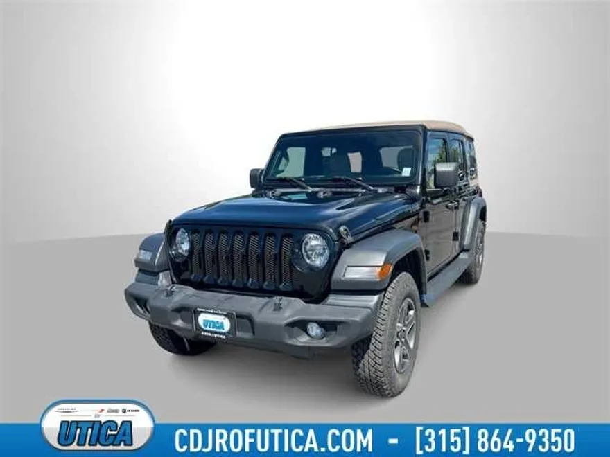 2020 Jeep Wrangler Unlimited Black & Tan photo 1