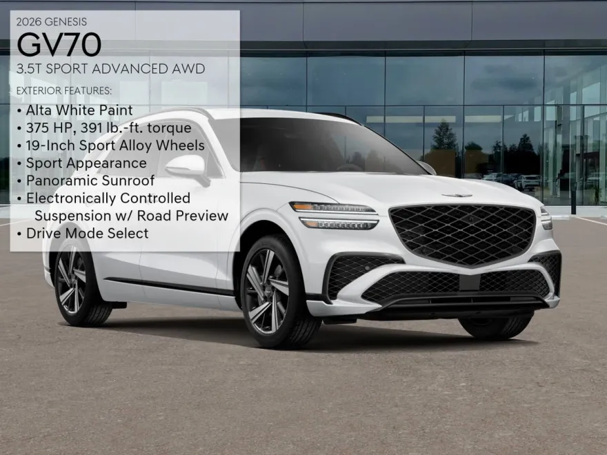 2026 Genesis GV70 3.5T Sport Advanced photo 1