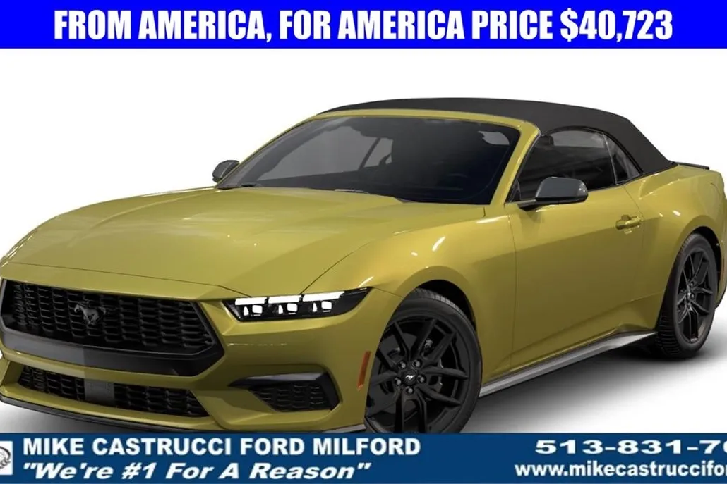 2025 Ford Mustang EcoBoost Convertible photo 1