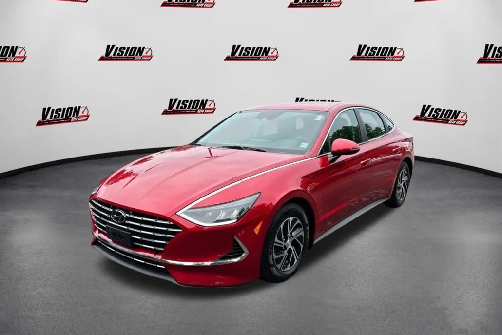 2020 Hyundai Sonata Hybrid Blue photo 1