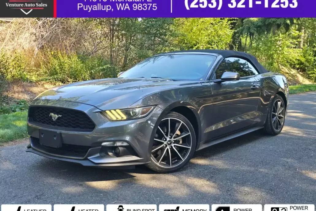 2015 Ford Mustang EcoBoost Premium Convertible photo 1
