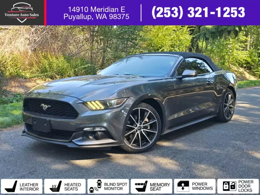 2015 Ford Mustang EcoBoost Premium Convertible photo 1