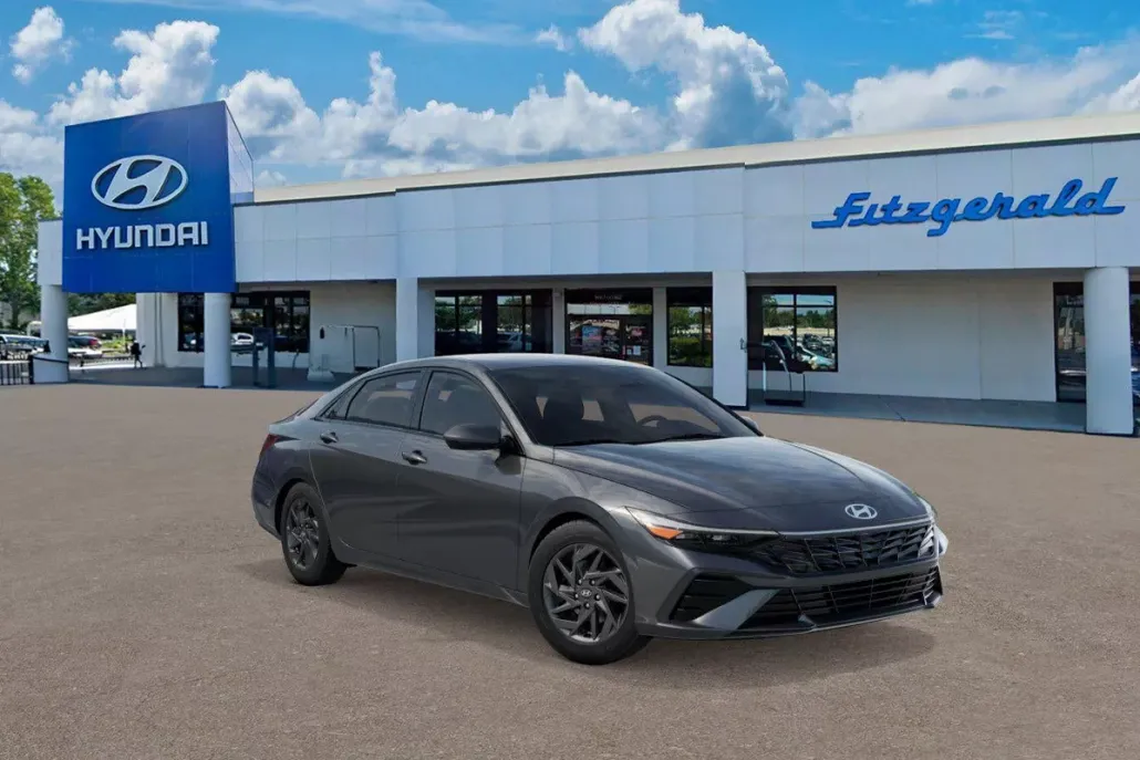 2025 Hyundai Elantra Hybrid Blue photo 1