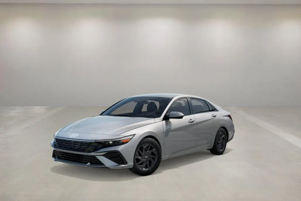 2025 Hyundai Elantra Hybrid Blue photo 1