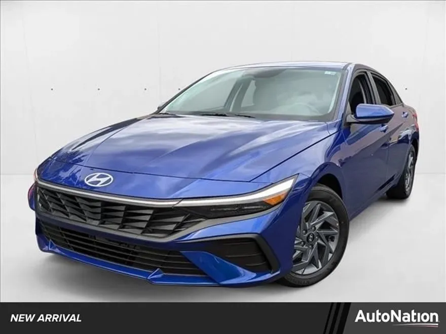 2024 Hyundai Elantra Hybrid Blue photo 1