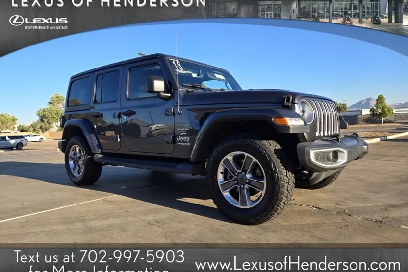2018 Jeep Wrangler Unlimited Sahara photo 1