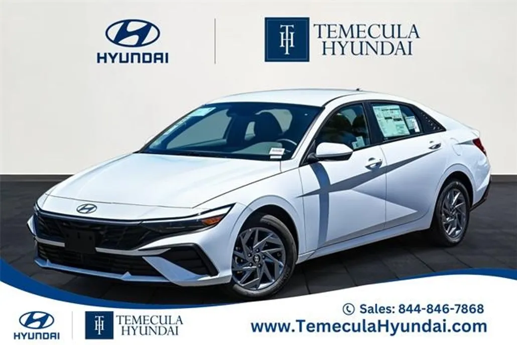 2025 Hyundai Elantra Hybrid Blue photo 1