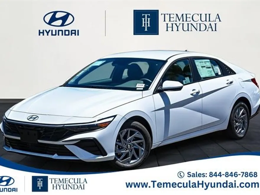 2025 Hyundai Elantra Hybrid Blue photo 1