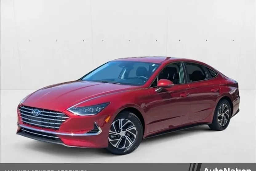 2023 Hyundai Sonata Hybrid Blue photo 1