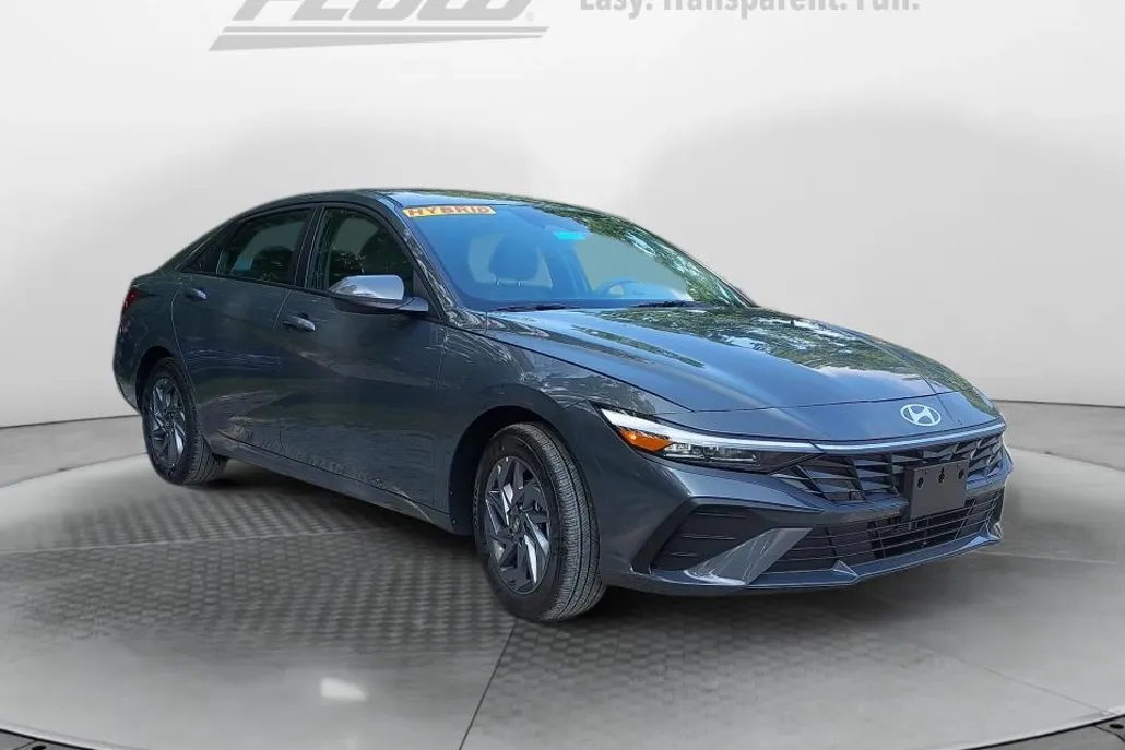 2025 Hyundai Elantra Hybrid Blue photo 1