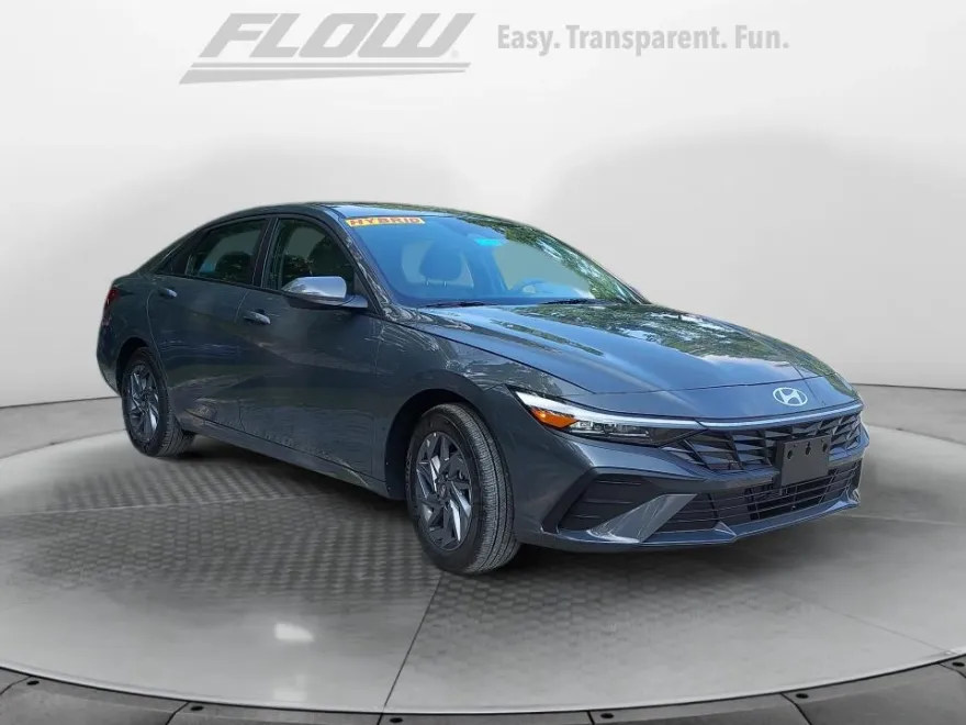 2025 Hyundai Elantra Hybrid Blue photo 1