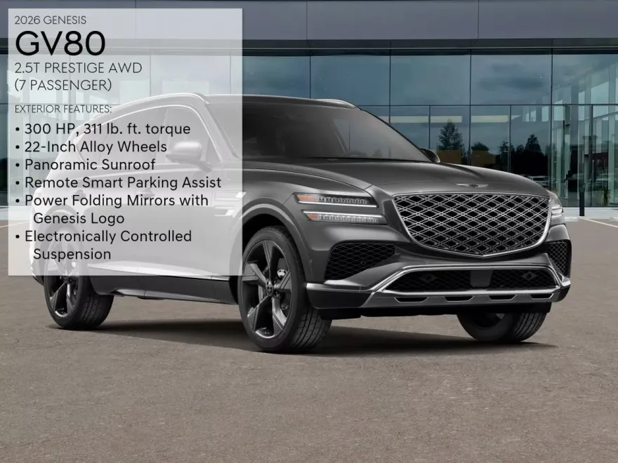 2026 Genesis GV80 2.5T Prestige photo 1