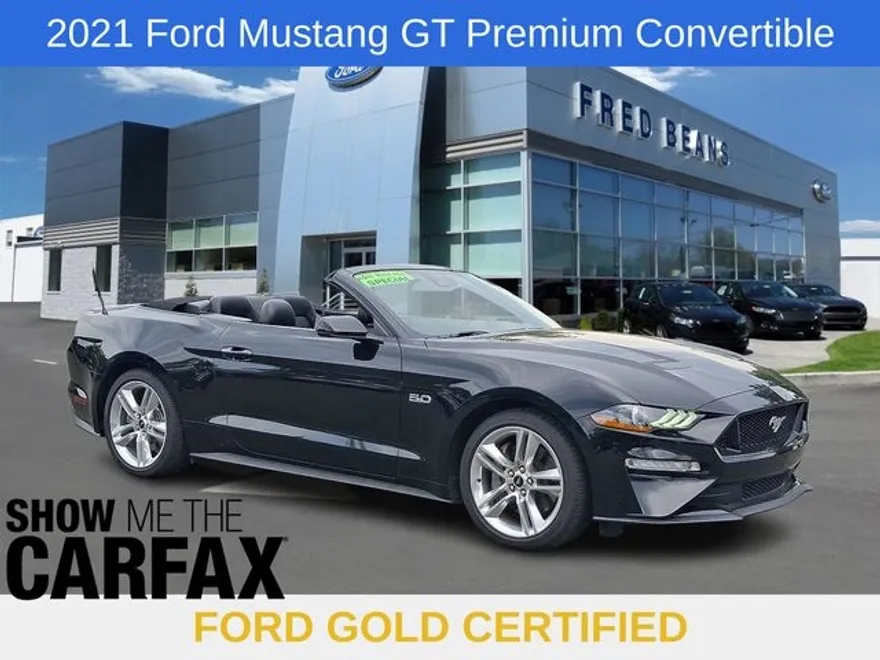 2021 Ford Mustang GT Premium Convertible photo 1
