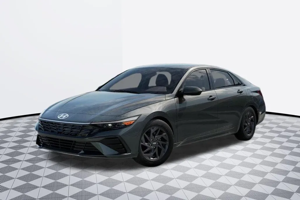 2025 Hyundai Elantra Hybrid Blue photo 1