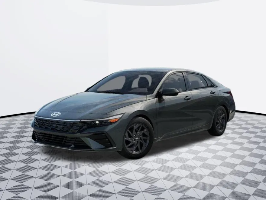 2025 Hyundai Elantra Hybrid Blue photo 1