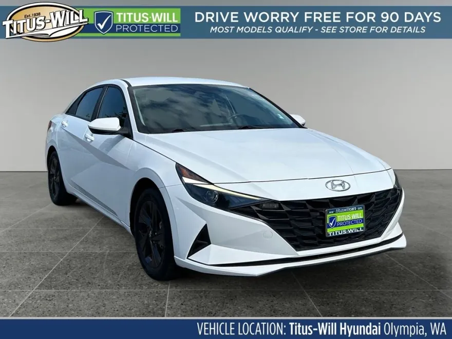 2022 Hyundai Elantra Hybrid Blue photo 1